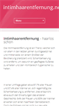 Mobile Screenshot of intimhaarentfernung.net